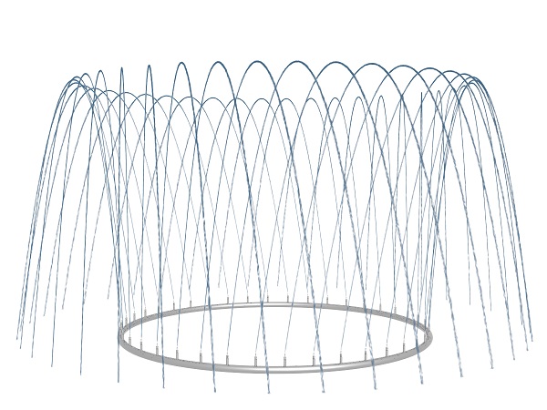 Кольцо насадок Ø=5 м, 64 шт x 10 мм Кольцо насадок Ø=5 м, 64 шт x 10 мм