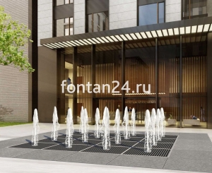 Пешеходный фонтанный комплект "Кубик-Рубик средний" 4x4 м