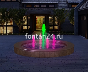 Уличный фонтан "Пенный малый" ø=2,5 м