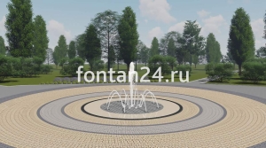 Фонтан для города "Пиано малый" ø=2 м