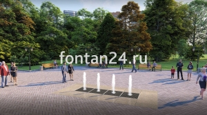Фонтан для парка "Вектор" 4x1 м